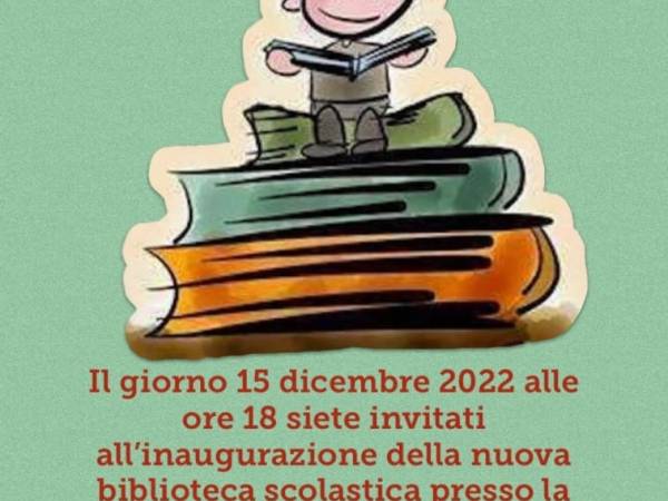 Inaugurazione Biblioteca Scolastica “Paola Mancuso” – Scuola Primaria G.&nbsp;Deledda